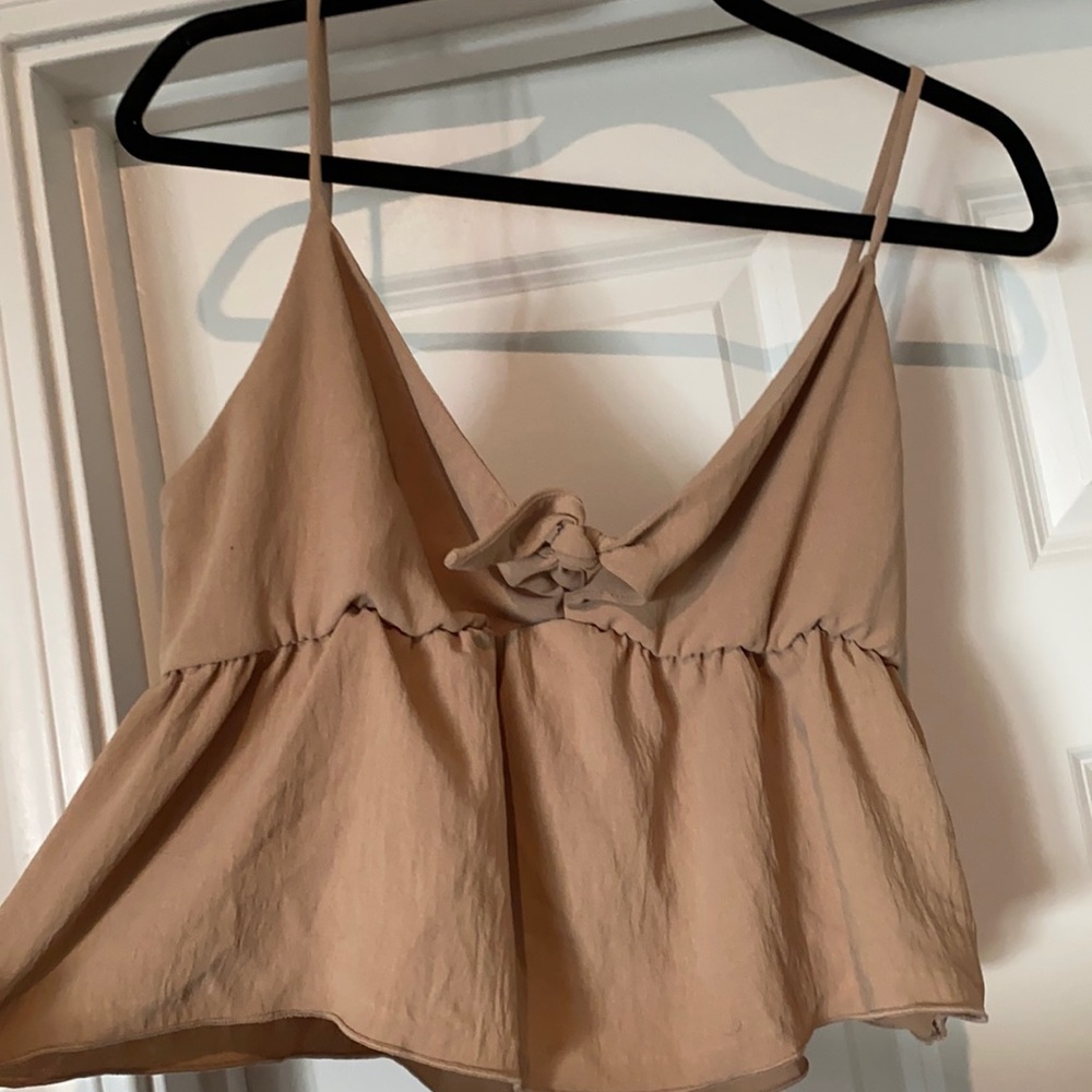 Tank top with bow